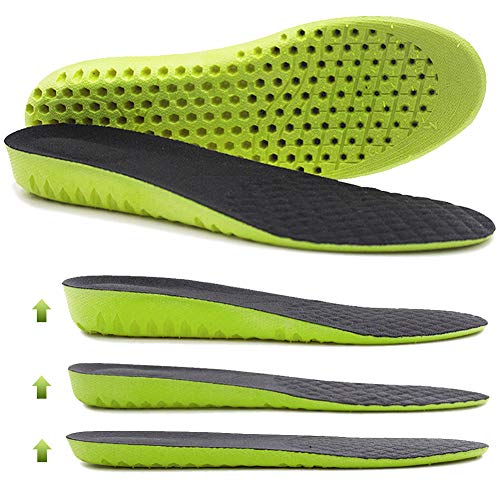 Product Cover Ailaka Elastic Shock Absorbing Height Increasing Sports Shoe Insoles, Soft Breathable Honeycomb Orthotic Replacement Inserts for Men & Women