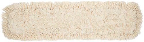 Product Cover AmazonBasics Dust Mop Head Replacement, Cotton, 36 Inch, 6-Pack