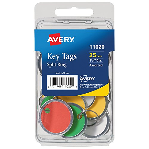 Product Cover Avery Metal Rim Key Tags, 1.25