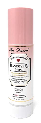 Product Cover Too Faced Hangover Rx 3 in 1 Replenishing Primer & Setting Spray 4 OZ