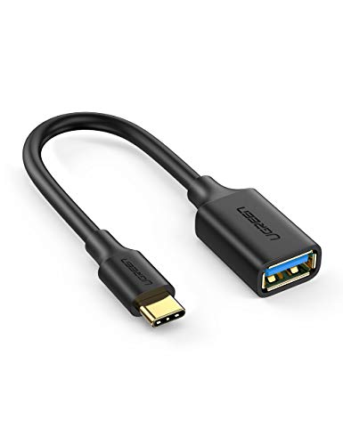 Product Cover UGREEN USB C to USB Adapter Type C OTG Cable USB C Male to USB 3.0 A Female Cable Connector Compatible for MacBook Pro 2019 2018, Samsung Galaxy S10 S9 S8 Note 9 8, LG V40 V30 G6, Google Pixel 2 XL