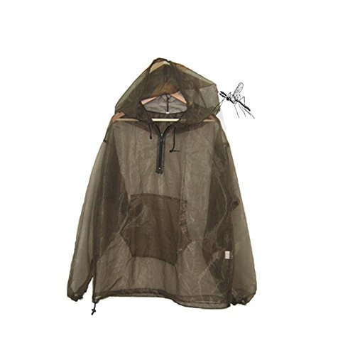 Product Cover Aventik Mosquito Jacket No-See-Um Mesh, Super Light, One Size for All, Full Face Hood, Keep Safe Cool, UV Protection