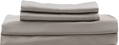 Product Cover Hotel Sheets Direct 100% Bamboo 3 Piece Bed Sheet Set - Soft as Silk (Twin, Sand)