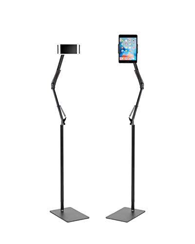 Product Cover Kaforise Long Arm Floor Stand for Smartphone and Tablet, 360 Degree Adjustable Floor Stand Holder for 4.7