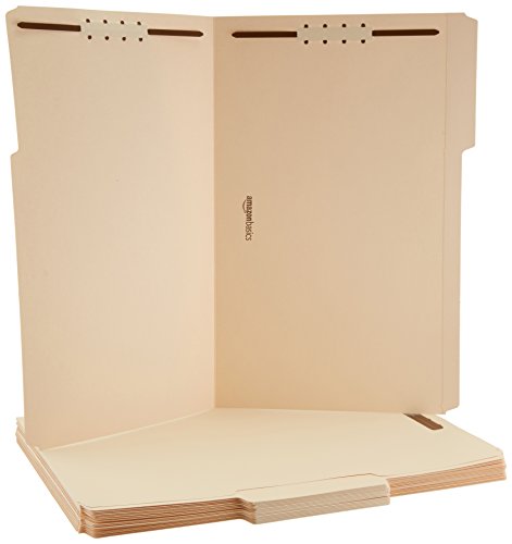 Product Cover AmazonBasics Manila File Folders with Fasteners - Legal Size, 50-Pack - AMZ210