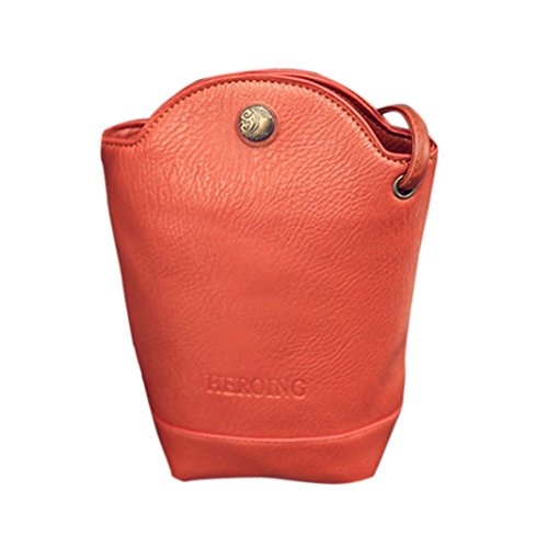 Product Cover Creazy Women Messenger Bags Slim Crossbody Shoulder Bags Handbag Small Body Bags (orange)
