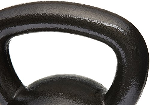 Product Cover AmazonBasics Cast Iron Kettlebell - 25 Pounds, Black