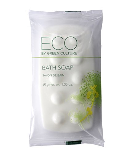 Product Cover Eco by Green Culture Hotel Amenities Body Soap Bar, 1oz, 100 per case (100 Pack)
