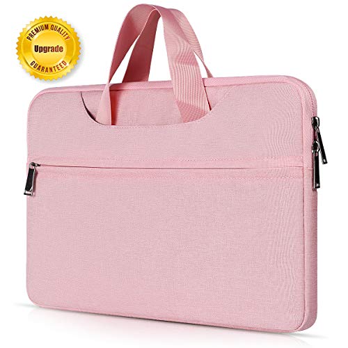 Product Cover 15.6 Inch Laptop Sleeve Case for Acer 15.6 Inch Flagship, Acer Chromebook 15, Lenovo Yoga 720/730 15.6, Lenovo IdeaPad, HP Pavilion, ASUS VivoBook, MSI GL62M, Water Resistant Notebook Case, Pink