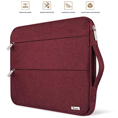 Product Cover Voova 15.6 14 15 Inch Laptop Sleeve Case with Handle Waterproof Protective Cover Bag Compatible with MacBook Pro 15.4