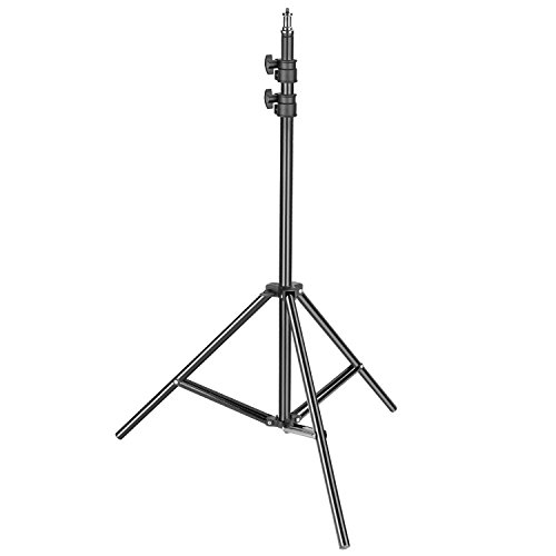 Product Cover Neewer Heavy Duty Light Stand, 3-6.5 feet/92-200 Centimeters Adjustable Photographic Stand Sturdy Tripod for Reflectors, Softboxes, Lights, Umbrellas with 17.5 pounds/ 8 kilograms Load Capacity