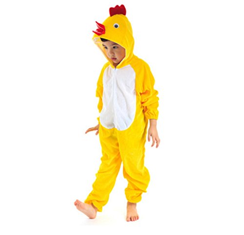 Product Cover Kids Animal Jumpsuit Costume Romper Frog Mouse Rabbit Chicken Cartoon Pajamas 130cm