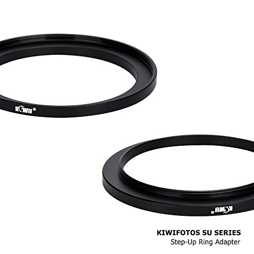 Product Cover Kiwifotos 46mm-52mm Step-up Adapter Ring for Lenses (46mm Lens to 52mm Filter, Hood, Lens Converter and Other Accessories)