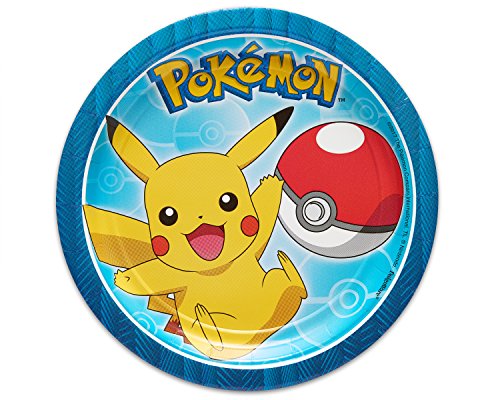 Product Cover American Greetings Pokémon 8 Count Dessert Round Plate Small