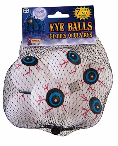 Product Cover Forum Novelties 75113 Lightweight Ping Pong Ball Type Fake Eye Ball Set (7) Individual Pieces in a Bag, 6 x 3 x 3
