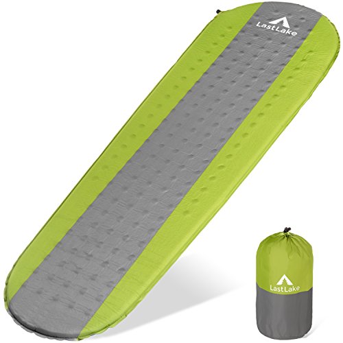 Product Cover Camping Sleeping Pad - Self Inflating Mats - Lightweight, Thick Foam Layer, Insulated - Inflatable Pads Will Not Leak Air - Backpacking, Hiking