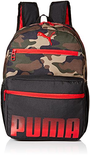 Product Cover PUMA Boys' Little Backpacks and Lunch Boxes, Red/Camo, Youth