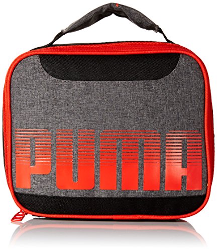 Product Cover PUMA Boys' Little Backpacks and Lunch Boxes, Red/Black, Youth