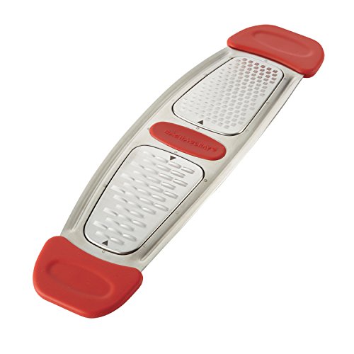Product Cover Rachael Ray 46914 Multi Stainless Steel Grater, Red