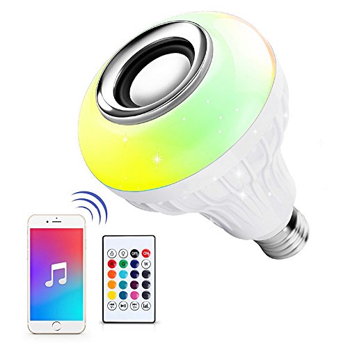 Product Cover Ustellar LED Wireless Light Bulb Speaker, RGB Smart Music Bulb, E26 Base Color Changing with Remote Control for Party, Home, Halloween Christmas Decorations