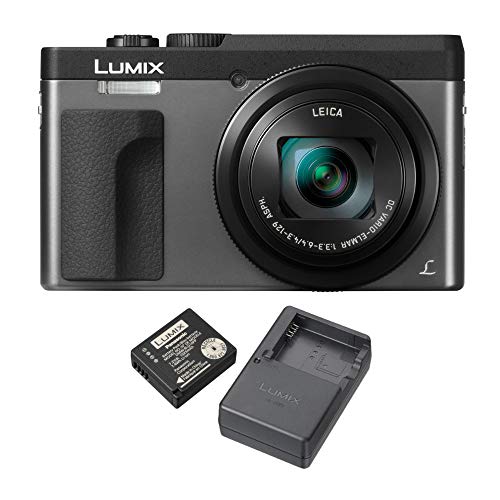 Product Cover Panasonic LUMIX DC-ZS70S 20.3MP 4K Digital Camera (Silver) with Battery and External Charger Travel Pack Bundle
