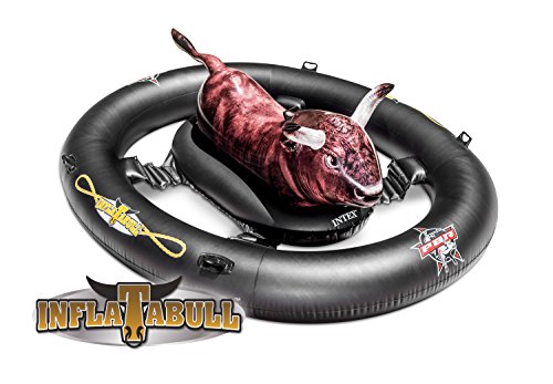 Product Cover Intex Inflat-A-Bull, Inflatable Ride-On Pool Toy with Realistic Printing, 94