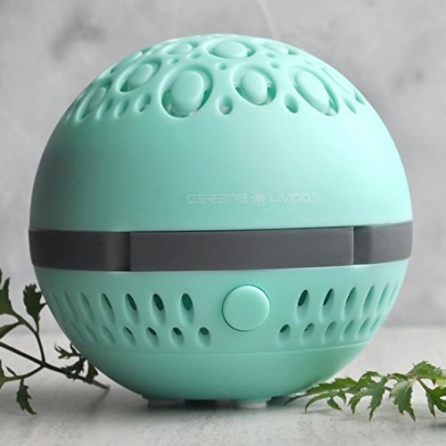 Product Cover Greenair Serene Living Aromasphere Teal Essential Oil Diffuser for Aromatherapy, 0.5 Pound
