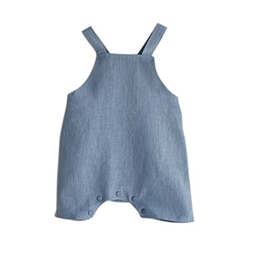 Product Cover ESHOO Baby Boys Girls Cotton Linen Romper Jumpsuit Pants Overall One Piece