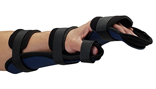 Product Cover Rolyan Kydex Functional Resting Orthosis for Right Wrist, Wrist Splint for Tendinitis, Inflammation, Carpal Tunnel, Tendonitis, Wrist Splint & Forearm Support and Alignment, Requires Heat Gun, Large