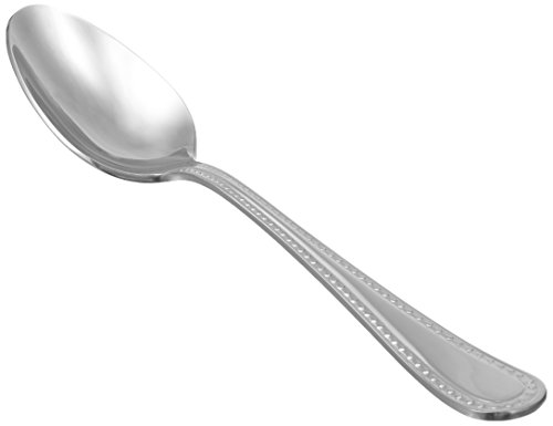 Product Cover AmazonBasics Stainless Steel Dinner Spoons with Pearled Edge, Set of 12