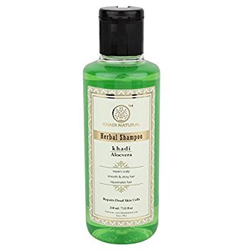 Product Cover Khadi Herbal Aloevera Shampoo to Prevent Dandruff and Promote Hair Growth SLS and Paraben Free (210 ml / 7.1 fl oz)