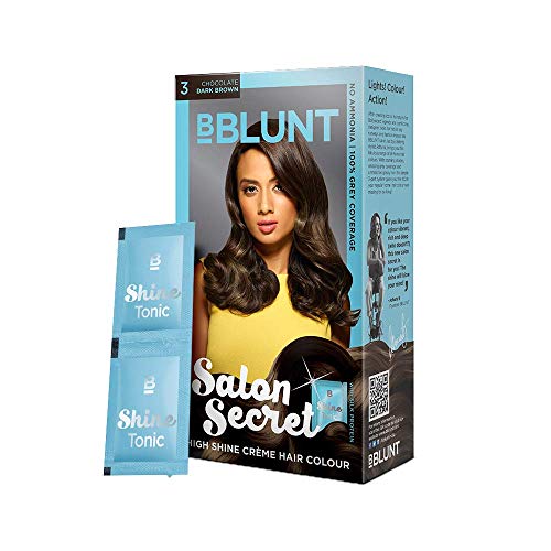 Product Cover BBlunt BBLUNT Salon Secret Creme Hair Colour 3 Chocolate Dark Brown 40G + 2ML - India