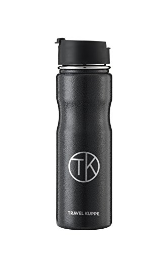Product Cover Travel Kuppe Vacuum Insulated Stainless Steel Cycling Sports Water Bottle, Includes Both Straw and Sip Lid