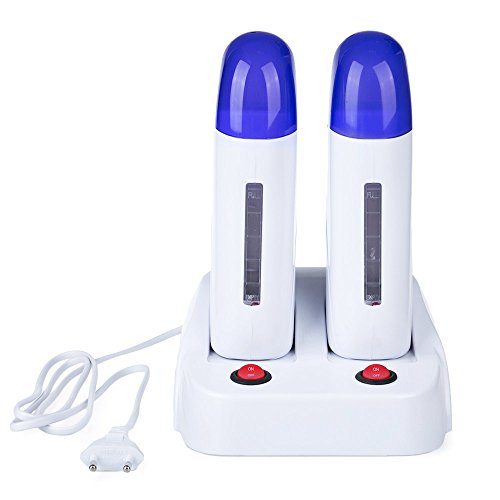 Product Cover New Effective 2pcs Electric Rolling Epilator Cartridge Double Depilatory Heater Waxing Paper Hair Removal