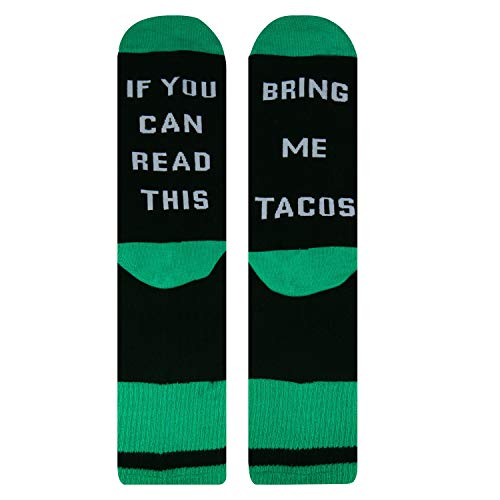 Product Cover Women's If You Can Read This Funny Sayings Novelty Socks for Taco Lovers