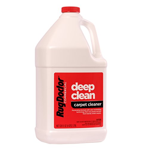 Product Cover Rug Doctor Industrial Deep Carpet Cleaning Solution, Carpet Detergent for Removing Tough Stains and Stubborn Dirt, Great for Home and Office, 128 oz.