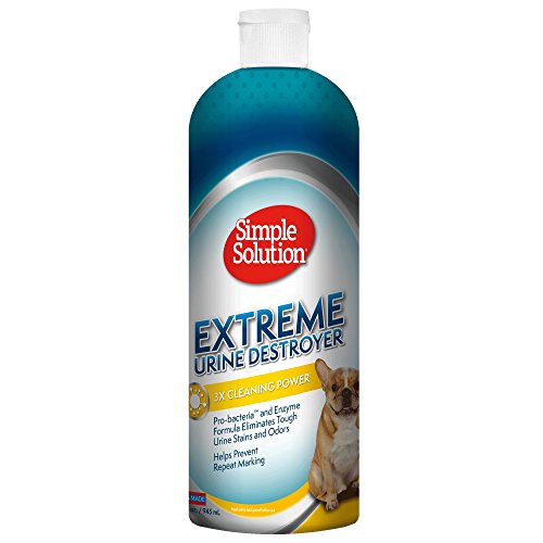 Product Cover Simple Solution Extreme Urine Destroyer Enzymatic Cleaner | Pet Stain and Odor Remover with 2X Pro-bacteria Cleaning Power | 32 Ounces
