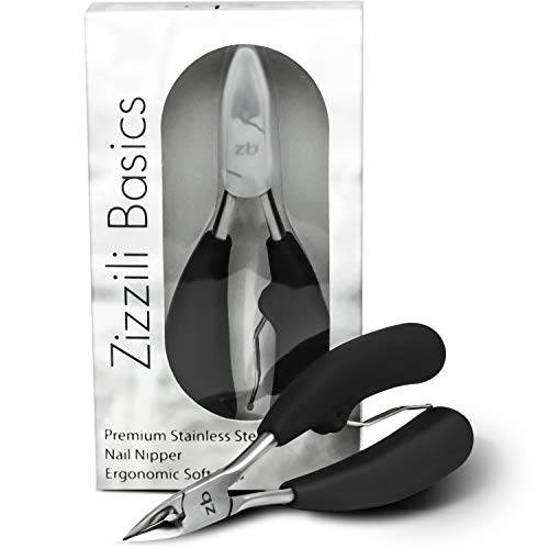 Product Cover Zizzili Basics Toenail Clippers for Ingrown or Thick Toenails - Large Handle for Easy Grip + Sharp Stainless Steel - Best Nail Clipper & Pedicure Tool for Seniors - Maintain Healthy Nails with Ease