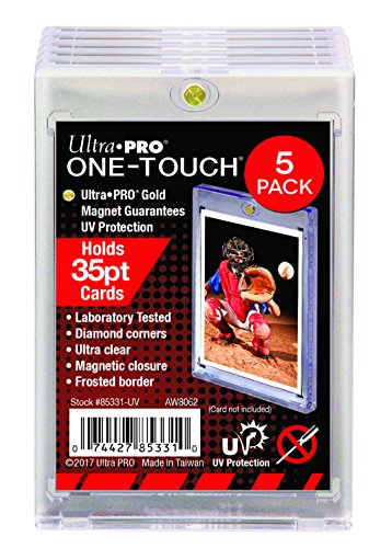 Product Cover Ultra PRO 35-Point ONE-Touch Magnetic Trading Card Holder (Pack of 5)
