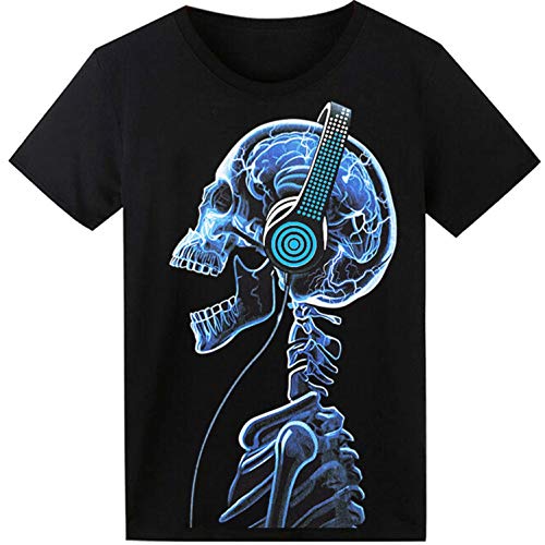 Product Cover LED T Shirt Sound Activated Glow Shirts Light up Equalizer Clothes for Party