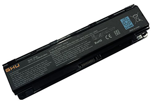 Product Cover New GHU Replacement Laptop Battery 58 WH PA5109U-1BRS Compatible with Toshiba Satellite PABAS271 PABAS272 PABAS273 PA5110U-1BRS PA5108U-1BRS 6-Cell Li-Ion 5200 mAh