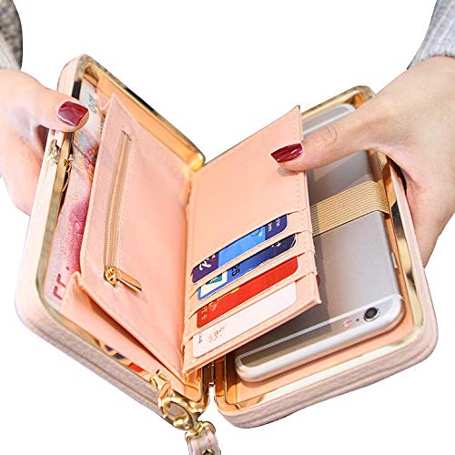 Product Cover Women Bowknot Wallet Large Long Purse Phone Card Holder Clutch Capacity Pocket