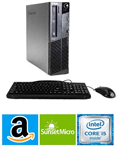 Product Cover 2017 Lenovo ThinkCentre M82 SFF Business Desktop Computer, Intel Quad-Core i5-3470 Processor 3.2GHz (up to 3.6GHz), 12GB RAM, 2TB HDD, DVD ROM, Windows 10 Professional (Renewed)