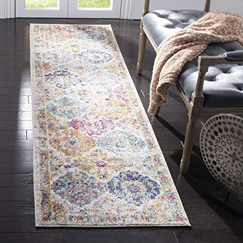 Product Cover Safavieh Madison Collection MAD611B Bohemian Chic Vintage Distressed Runner, 2' 3