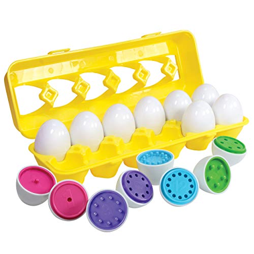 Product Cover Kidzlane Color Matching Egg Set - Toddler Toys - Educational Color & Number Recognition Skills Learning Toy - Easter Eggs