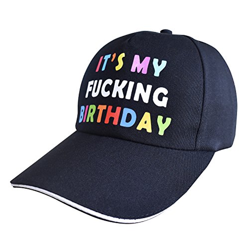 Product Cover Funny Birthday Trucker Hat, Birthday Gift. Black