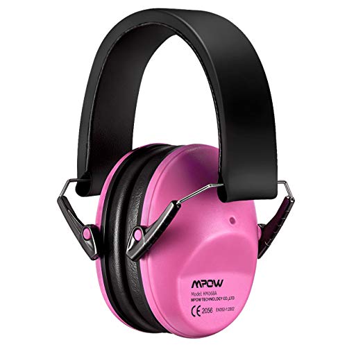 Product Cover Mpow 068 Kids Ear Protection, NRR 25dB Noise Reduction Ear Muffs, Toddler Ear Protection, Protective Earmuffs for Shooting Range Hunting Season, for Toddlers Kids Children Teens-Great Pink