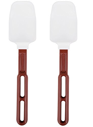 Product Cover Vollrath 58110 High-Temp Spatula SoftSpoons, Set of 2 (10-Inch, Silicone Spoon Blade)
