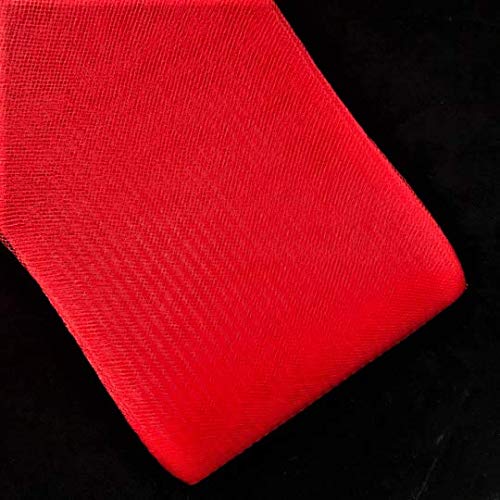 Product Cover 3'' Inch Polyester Horsehair Braid Selling per Roll/ 22 Yards 16 Different (Red)