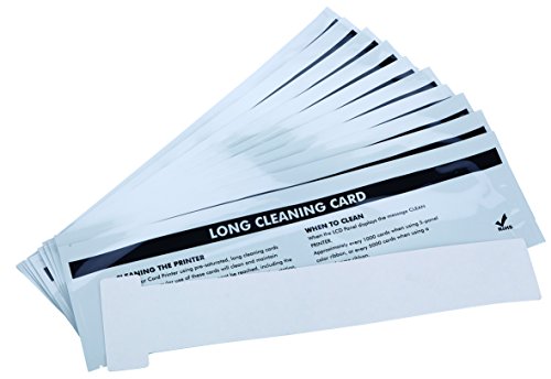 Product Cover Cleanmo Cleaning Card Kit for Badgy 200/100 ID Card Printer,Pack of 10